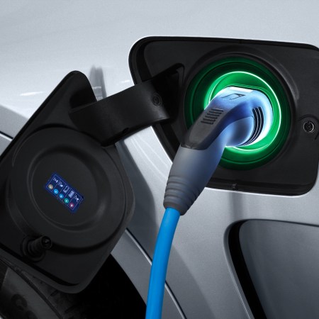 Charger going into a car