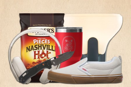a collage of the products of the week on a tan background