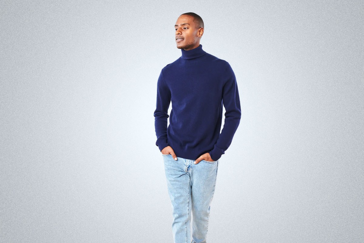 Quince Mongolian Cashmere Turtleneck Sweater