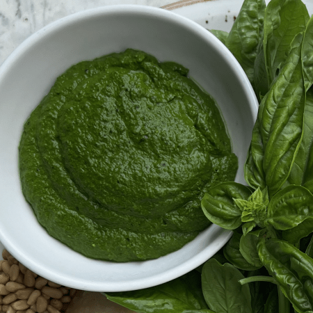 Chef de cuisine Joe Milenhovic's pesto.