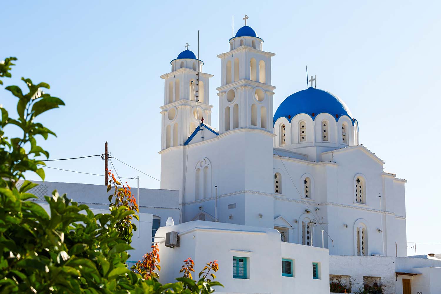 Church in Apollonia village on Sifnos island