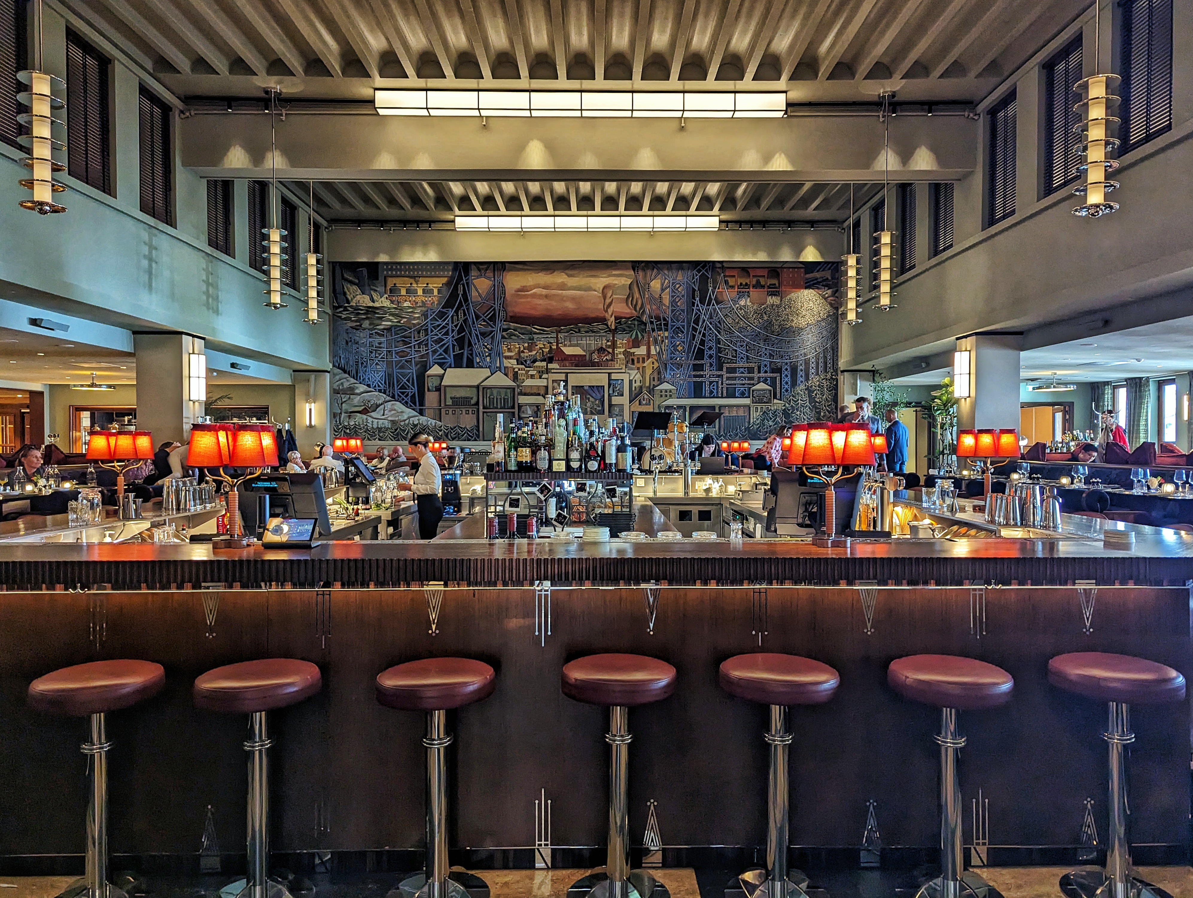 The bar at Sommero in Oslo, Norway
