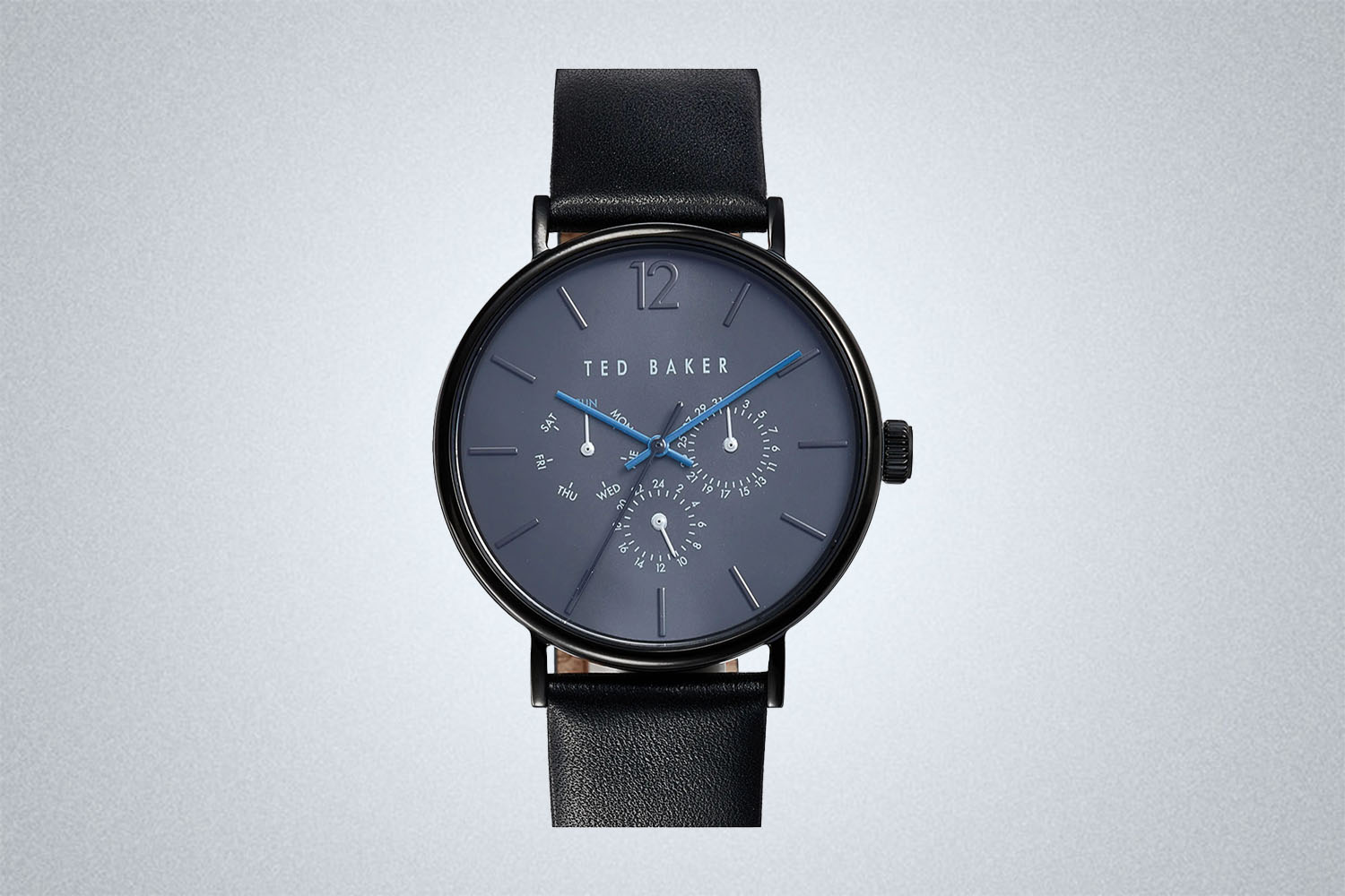 Ted Baker London 41mm Phylipa Multifunction Leather Strap Watch￼