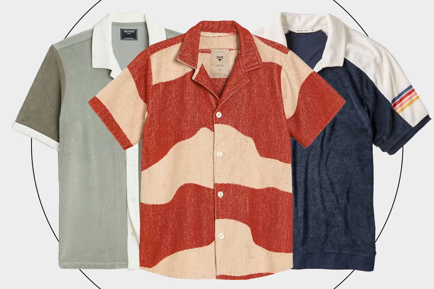 Terry cloth polos