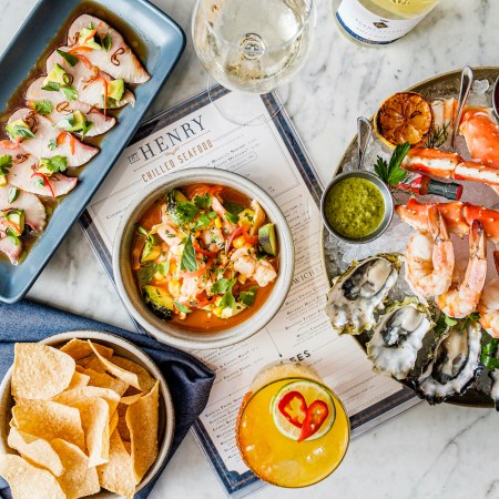 Various dishes and drinks on a table