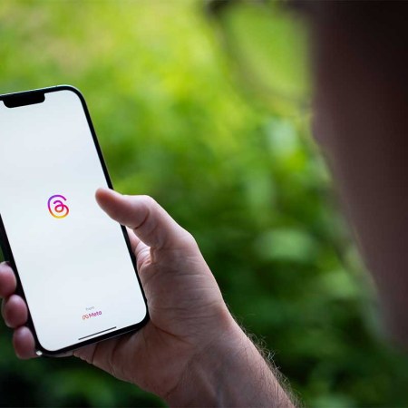 The Threads application logo is seen on a mobile device in this photo illustration on 19 July, 2023.