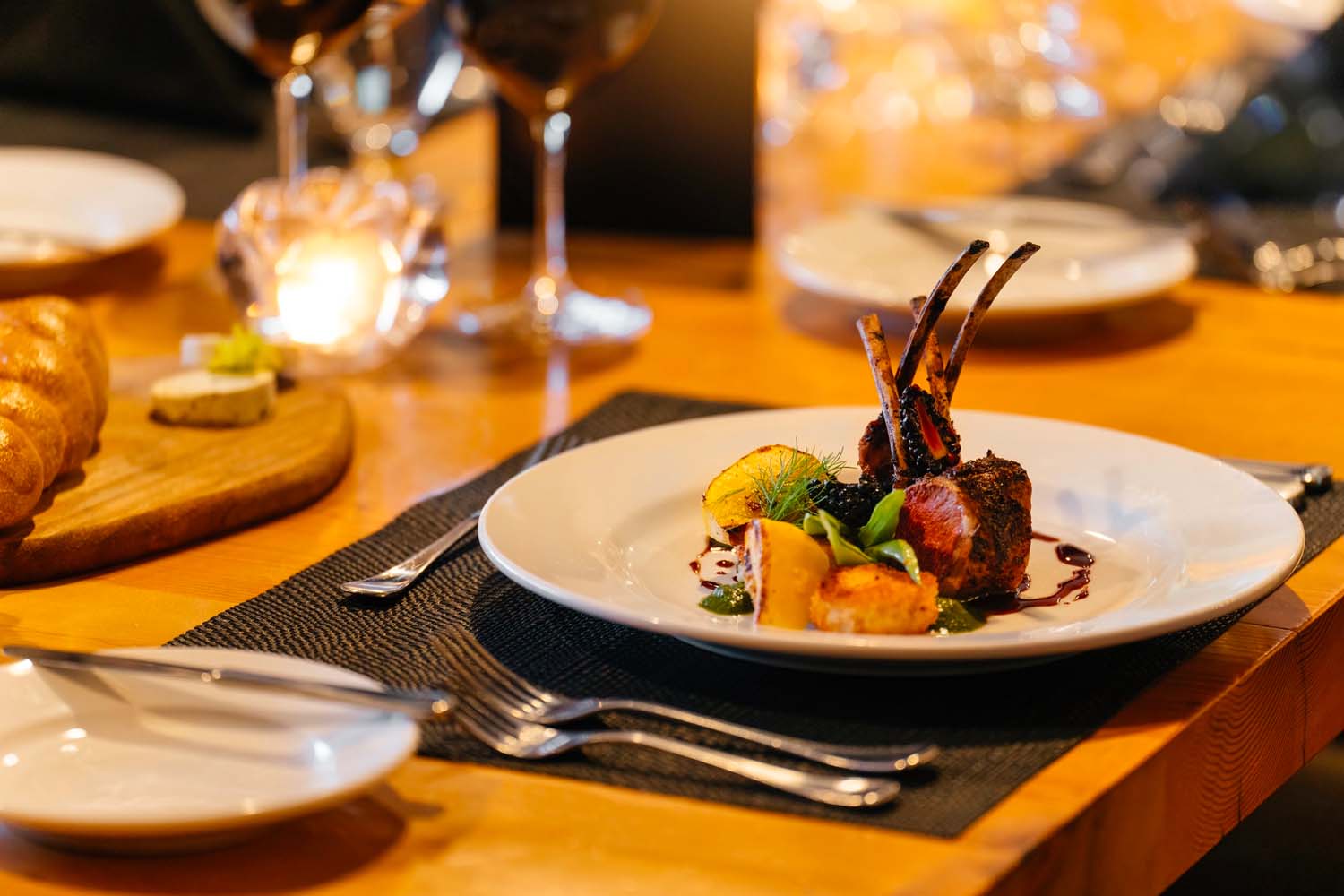 Inspired cuisine courtesy of Tweedsmuir Park Lodge