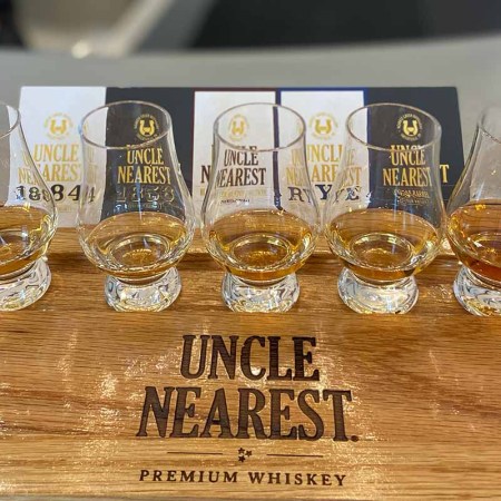 Five whiskeys from Uncle Nearest, a TN distillery that earned several major awards at this year's IWC competition