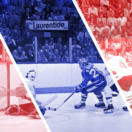 A 1970s hockey game
