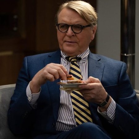 David Rasche as Karl on "Succession"