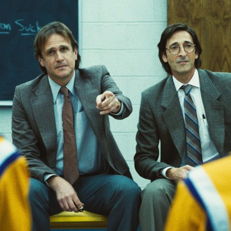 Jason Segel and Adrien Brody.