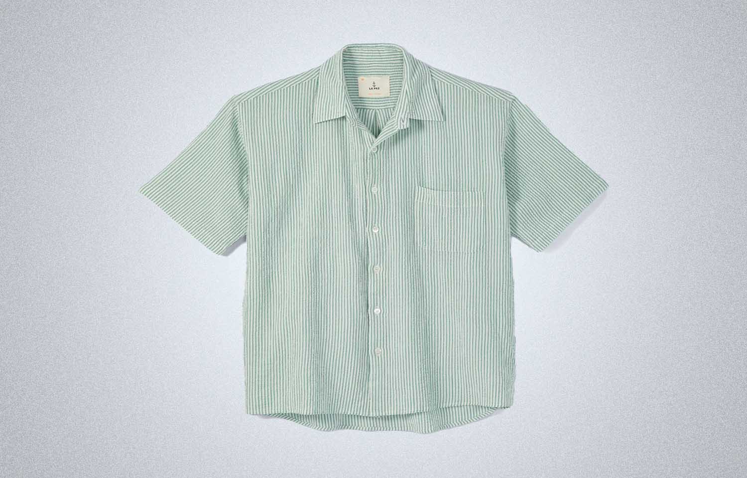 La Paz Roque Seersucker Short Sleeve Shirt