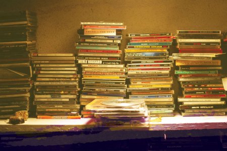 Stacks of CDs