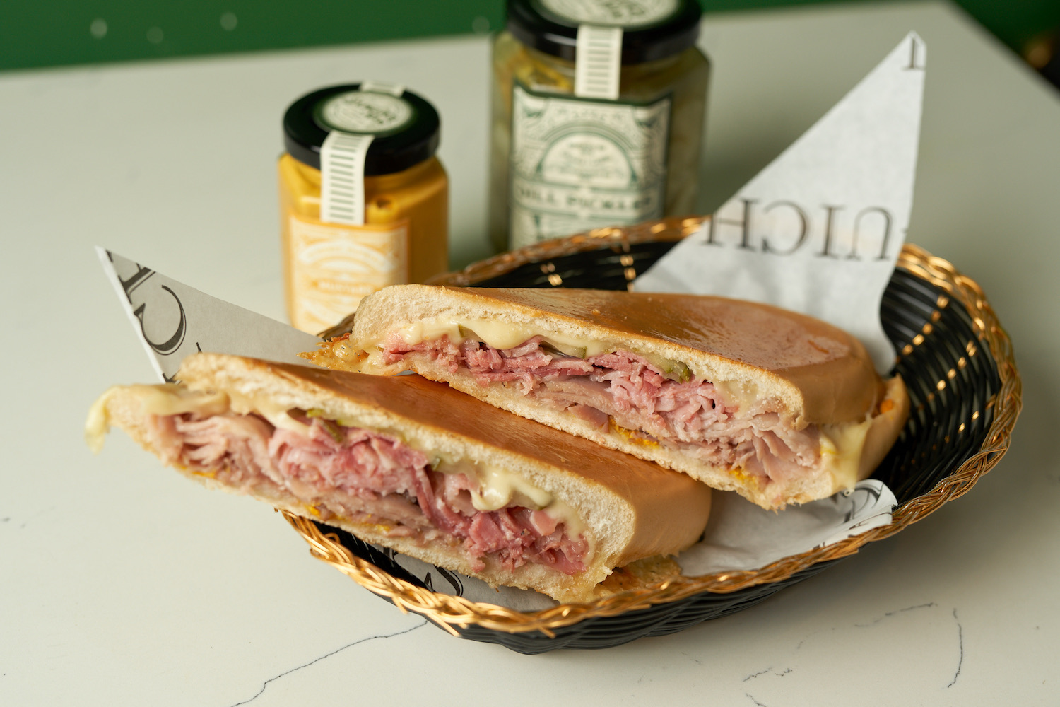 A cuban sandwich from Sanguich de Miami.