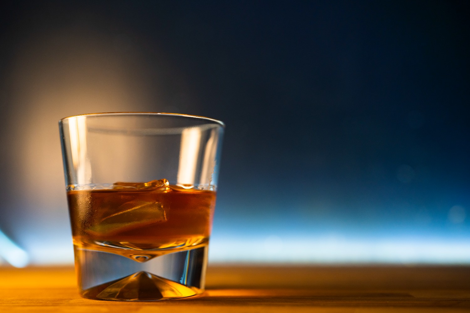 Whiskey in a glass