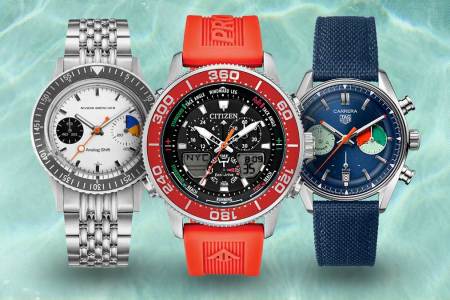 Nivada Grenchen X Analog:Shift Chronomaster 'Big Eye' Yachting Limited Edition/CITIZEN Promaster Sailhawk/TAG Heuer Carrera Skipper