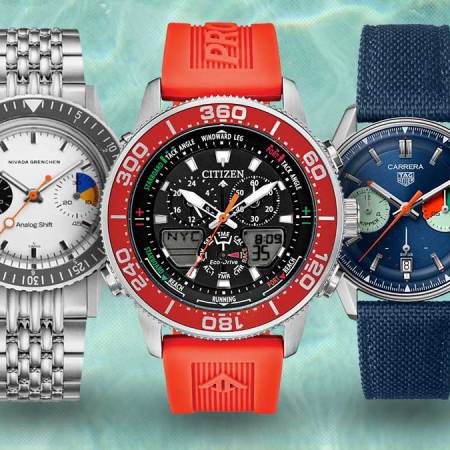 Nivada Grenchen X Analog:Shift Chronomaster 'Big Eye' Yachting Limited Edition/CITIZEN Promaster Sailhawk/TAG Heuer Carrera Skipper
