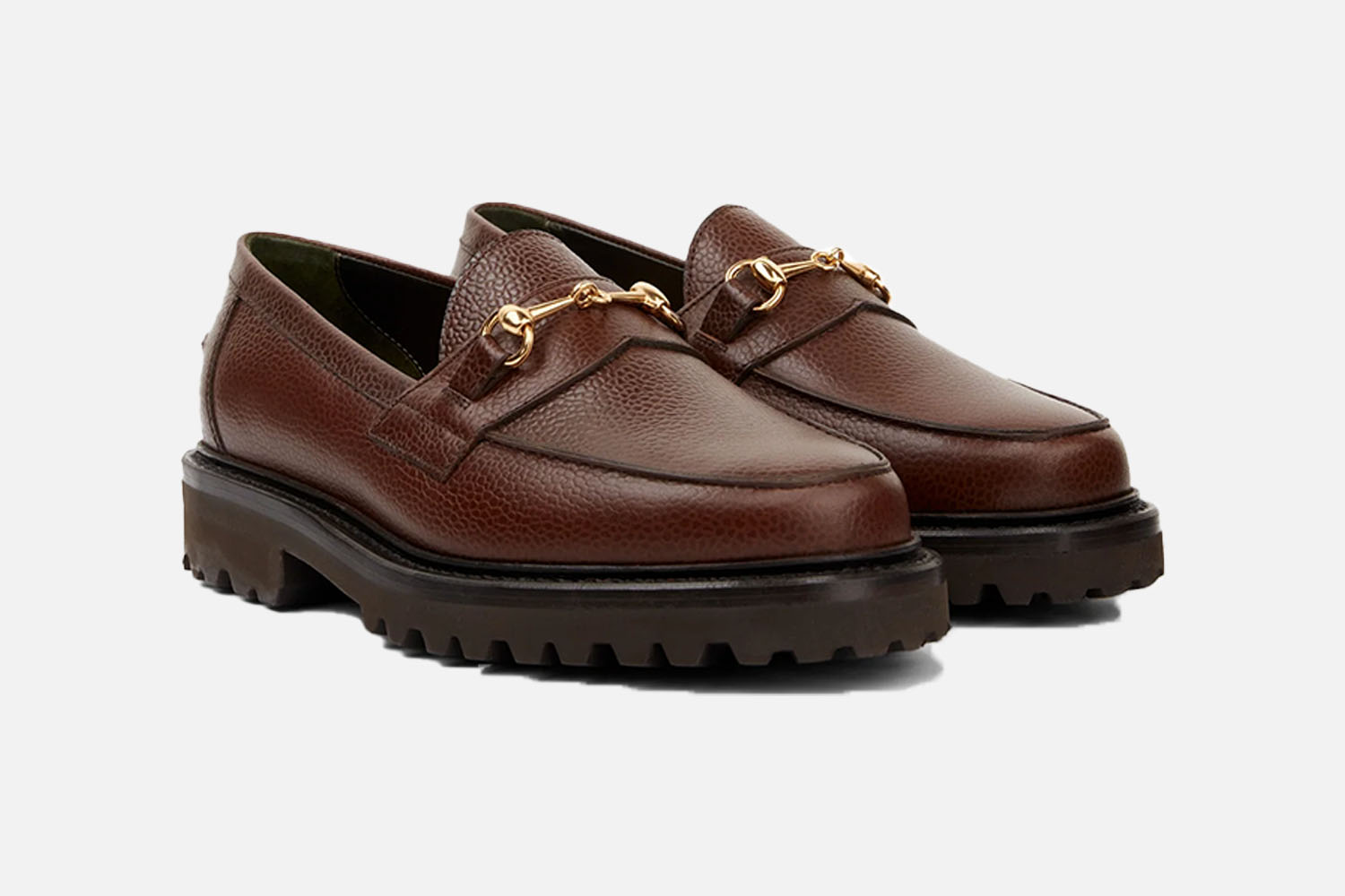 The "Fashion Guy" Flex: Blackstock & Weber Mason Horse Bit Lug Sole Loafer