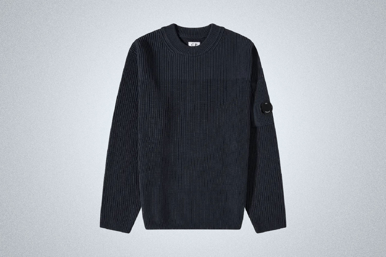 C.P. Company Lens Ribbed Crew Knit