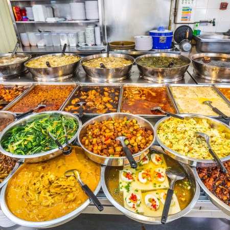 A stall at the Newton Food Centre in Singapore