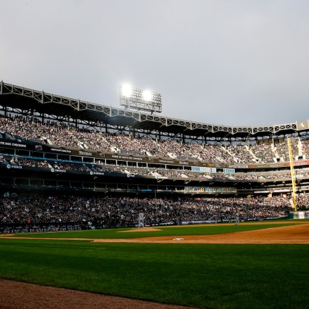 A general stadium view during Game 4 of the ALDS between the Houston Astros and the Chicago White Sox at Guaranteed Rate Field on Tuesday, October 12, 2021