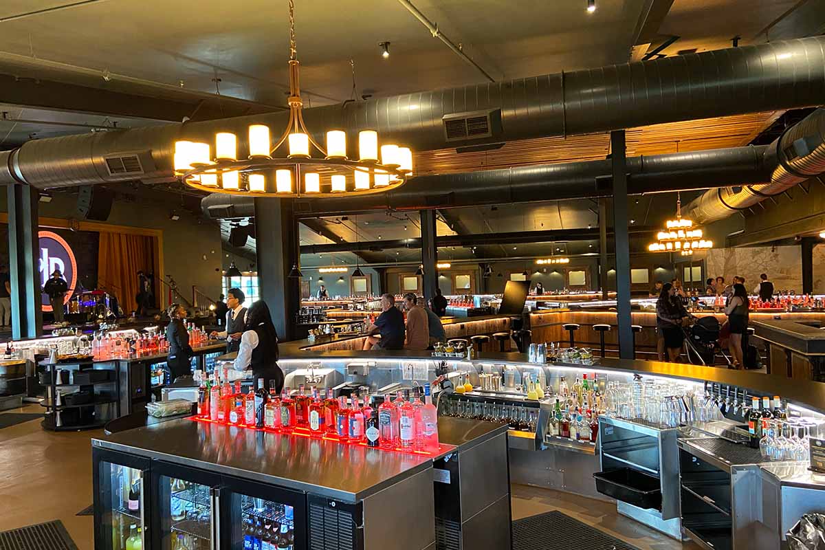 Interior of Humble Baron bar