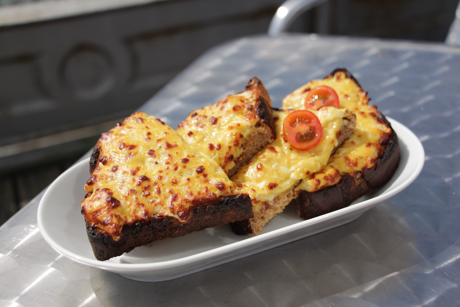 The Welsh rarebit at Whistlestop on the Pier