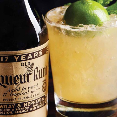mai tai with the bottle of JW&N 17
