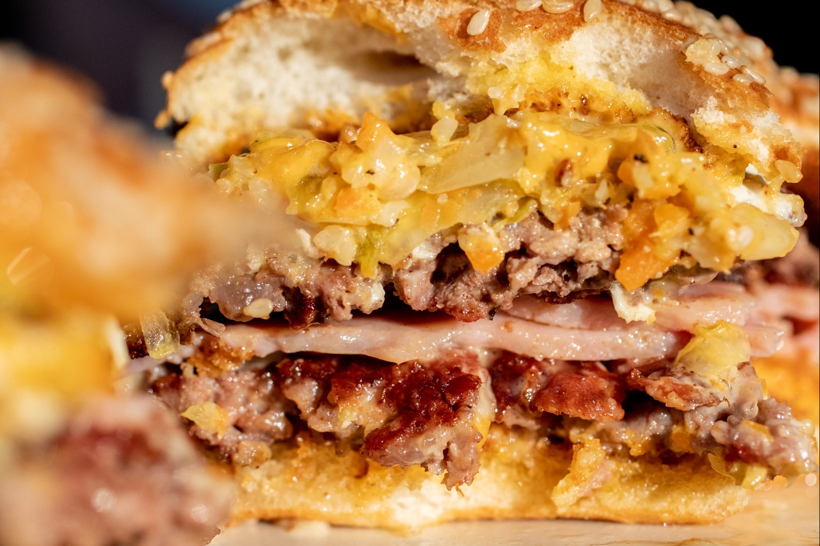 Bar Toti's La Smashburguesa is a Mexican hamburger.