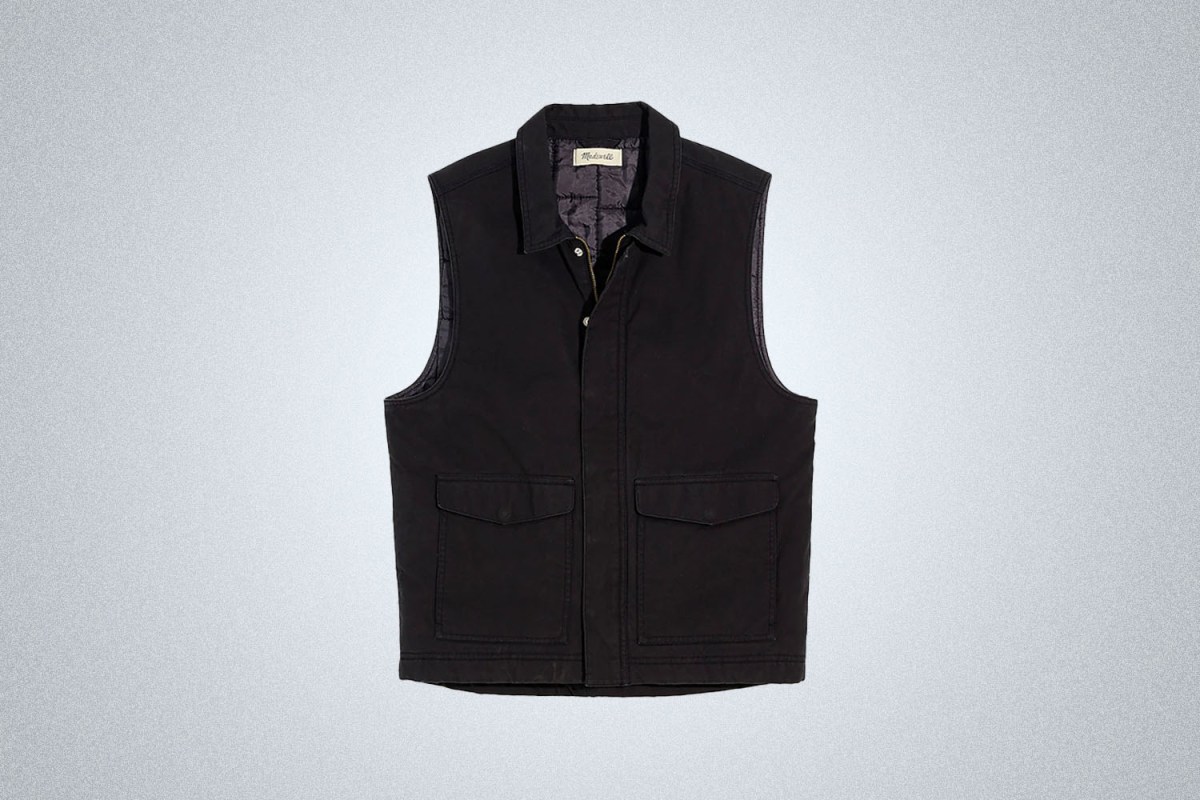 Madewell Waxed Canvas Vest