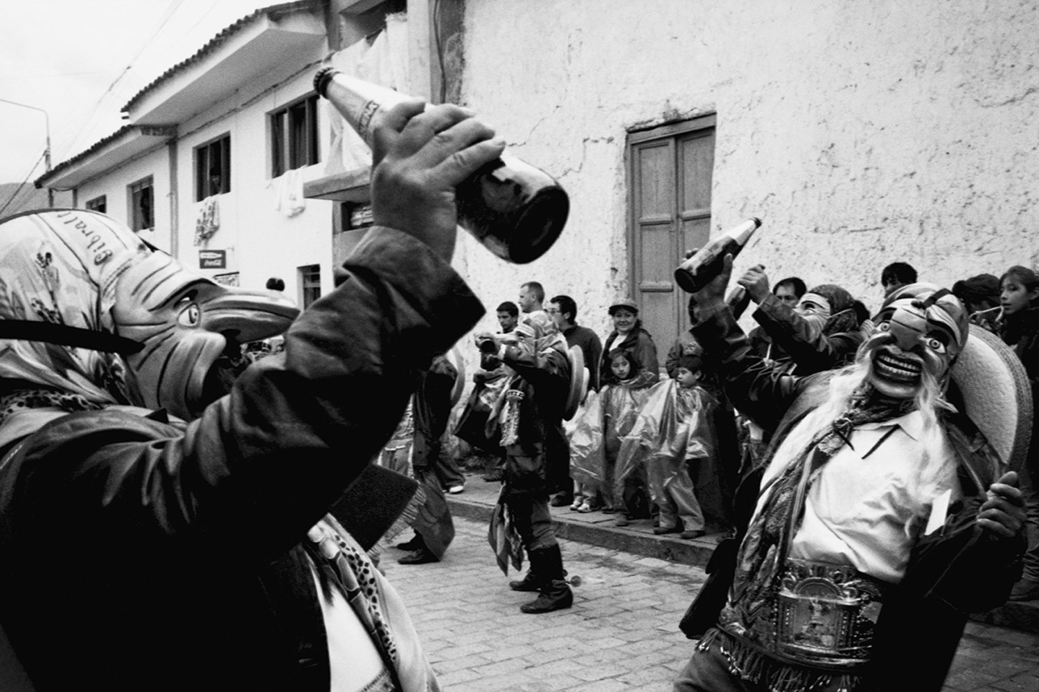 Andy Summers's photo of men wearing masks