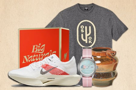 a collage of the products of the week on a tan background