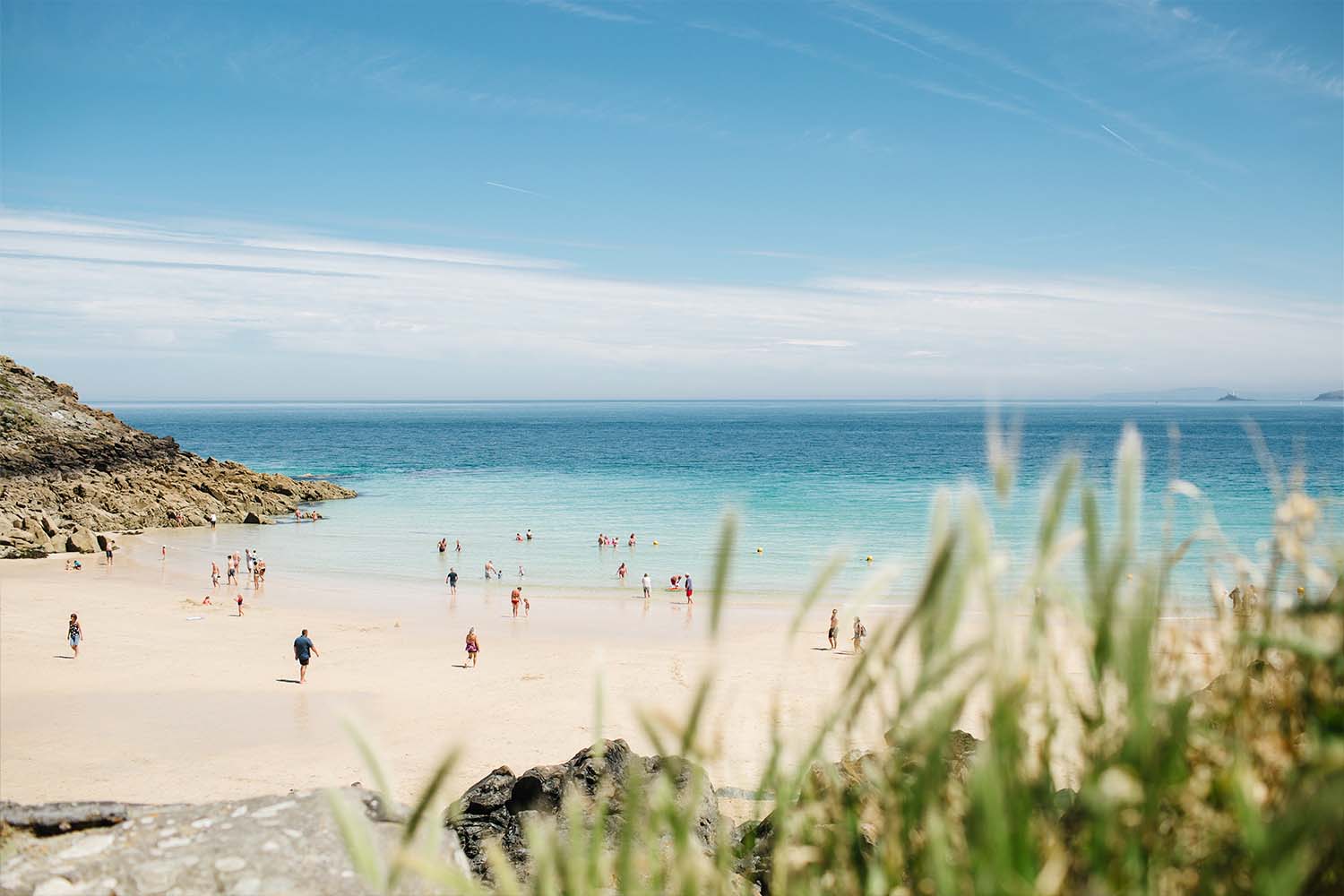 Porthmeor Beach in St Ives