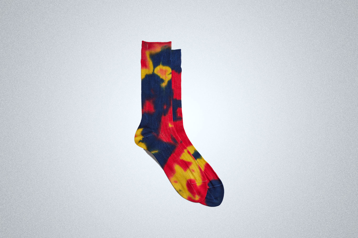Rototo Tie Dye Sock in Red:Blue