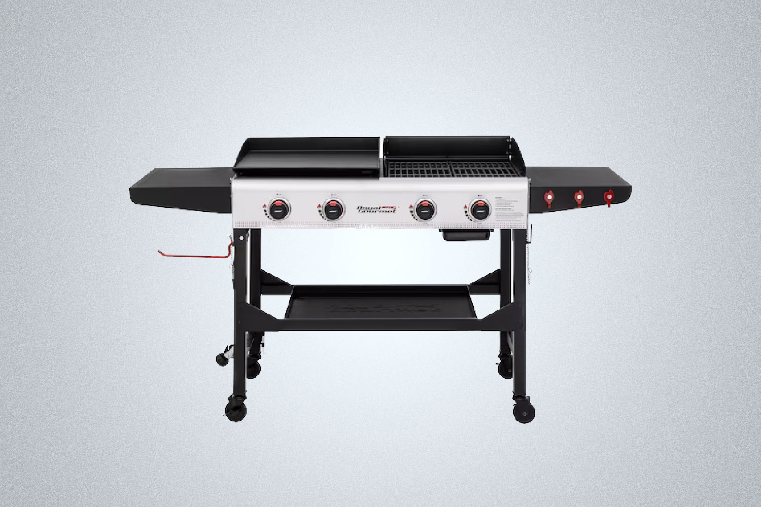Royal Gourmet Black and Silver 4-Burner Liquid Propane Gas Grill
