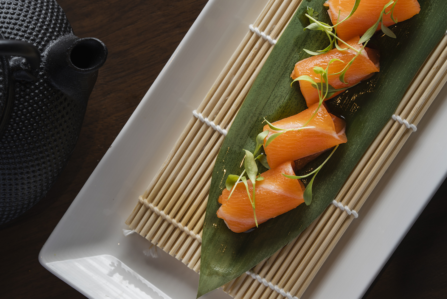 Sushi on a tray