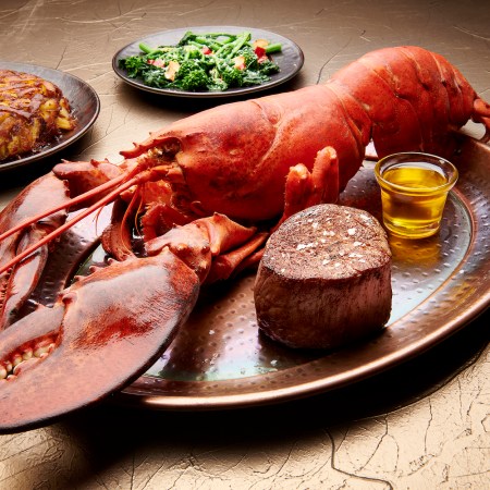The Palm's lobster dinner special