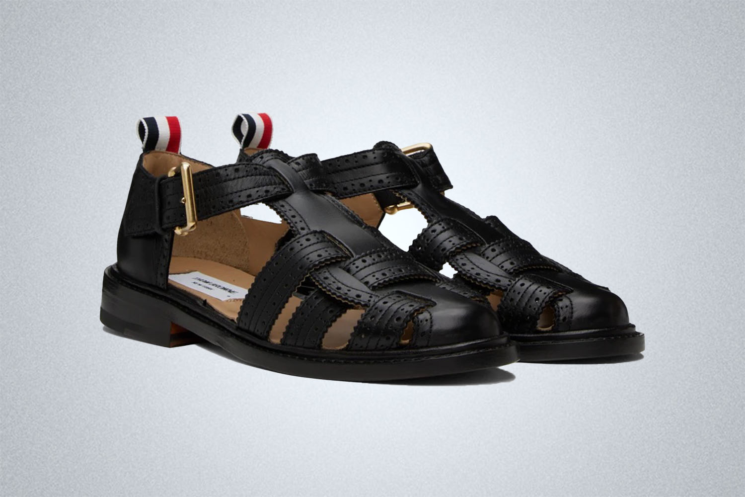 Thom Browne Brogue Fisherman Sandals
