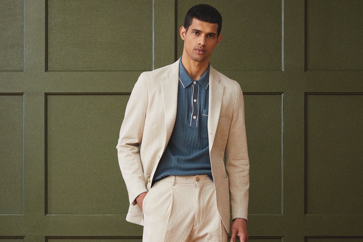 Todd Snyder Italian Seersucker Madison Suit Jacket