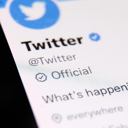 Twitter account on Twitter is seen displayed on a phone screen in this illustration photo taken in Krakow, Poland on November 9, 2022.