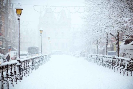 A typical wet and winter day. The Farmer's Almanac claims it's going to cold and wet this winter, but its accuracy is dubious.