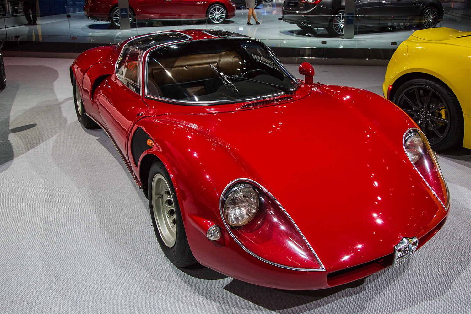 A 1968 33 Stradale from Alfa Romeo at the 2015 Los Angeles Auto Show