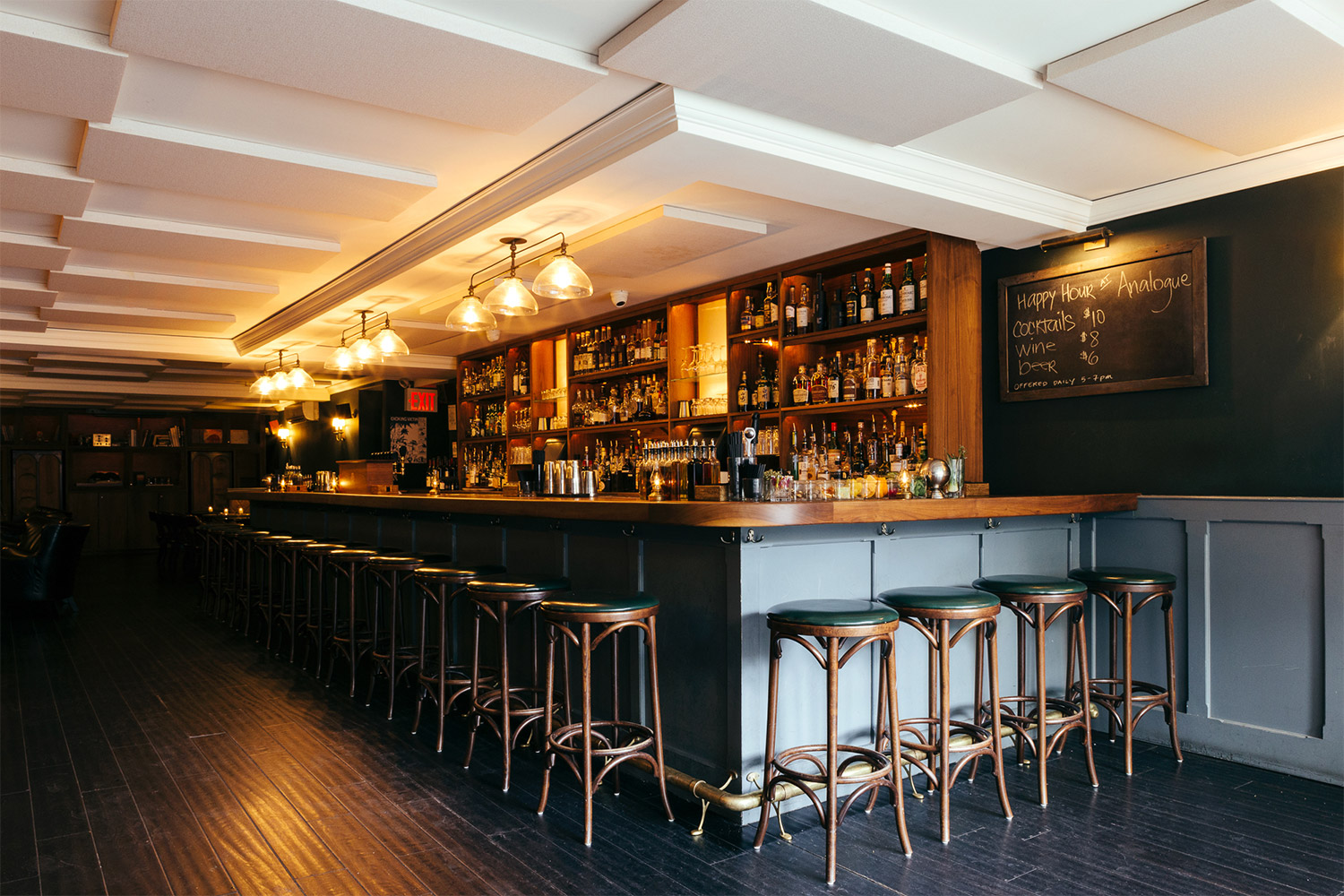 Analogue, a bar in the West Village in NYC