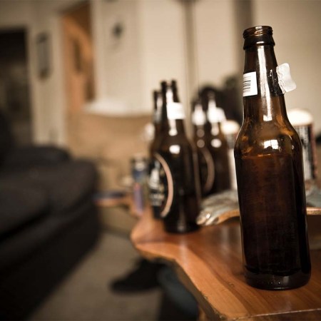 Beer bottles on a table. New studies suggest older Americans are binge drinking at record levels, while younger generations are avoiding alcohol.