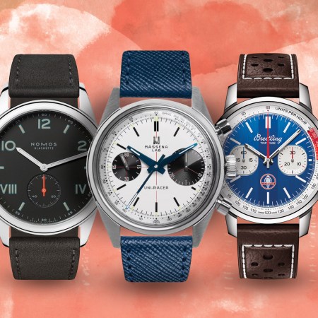 NOMOS Club Campus 38 Night/Massena Lab Uni-Racer/Breitling Top Time B01 Shelby Cobra