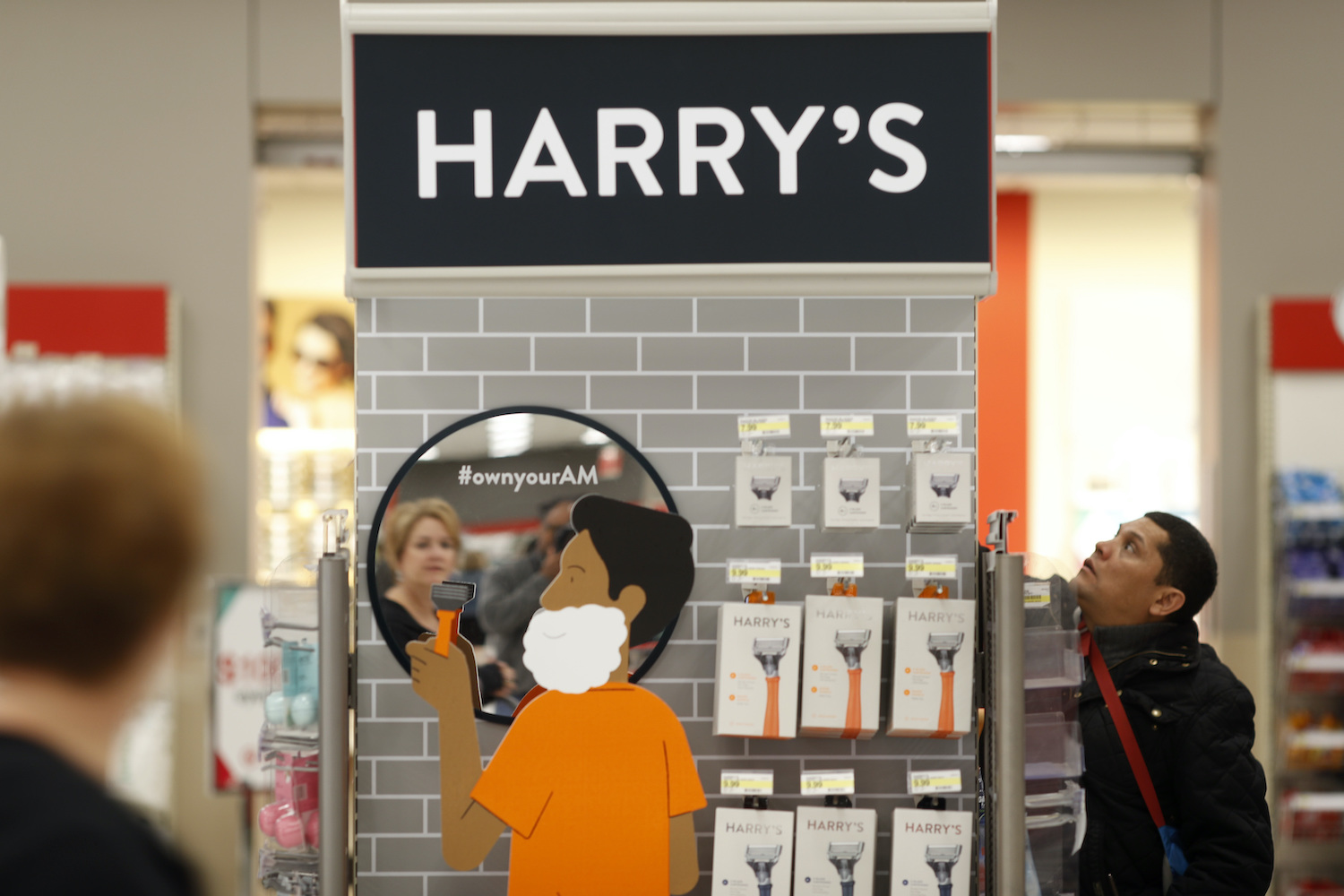 Harry's razors store display