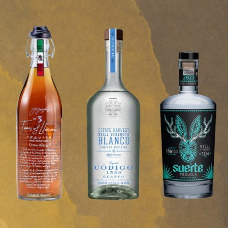 five good bottles of overproof tequila