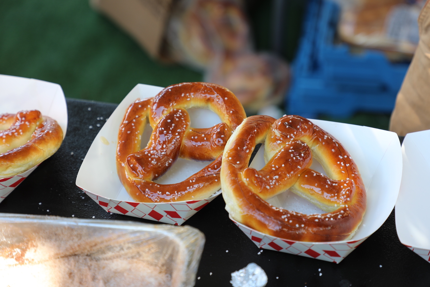 Jumbo pretzels