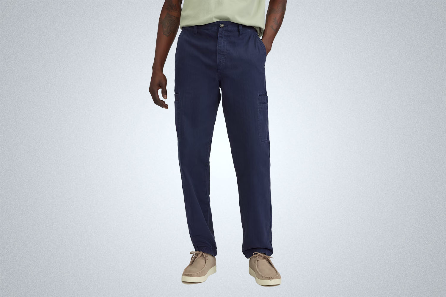 Everlane Organic Cotton Herringbone Refined Cargo