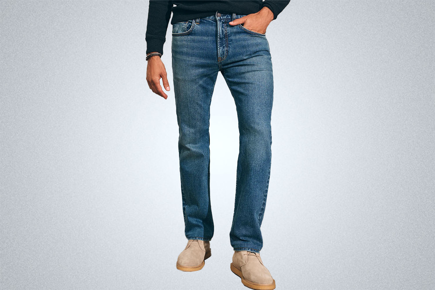 Faherty Organic Cotton Slim Straight Denim